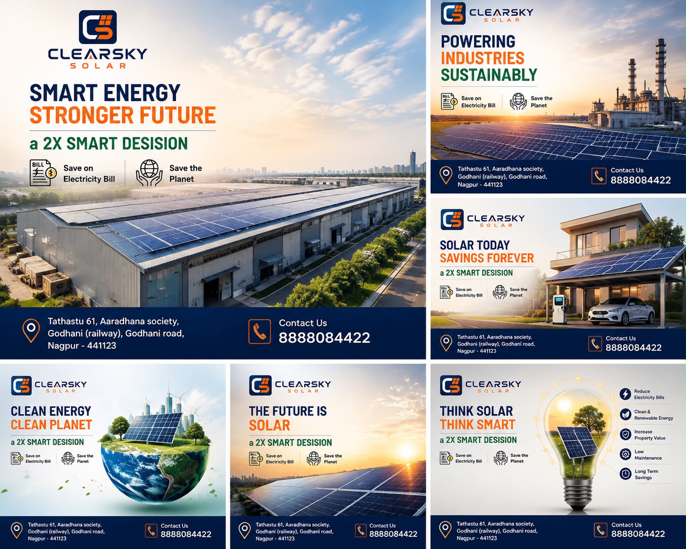 ClearSky Solar - Solar Energy promotional creative